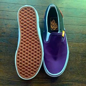 Brand new never been worn slip on vans